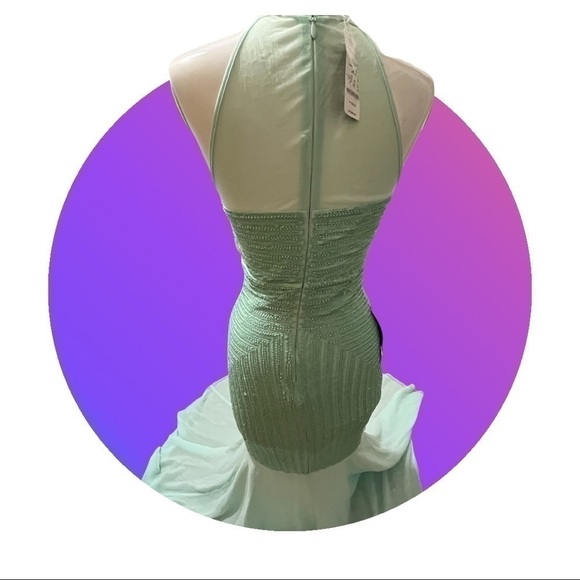 Bebe Brand New Hand-embellished Gorgeous Gown Dress Size Small - Picture 7 of 7